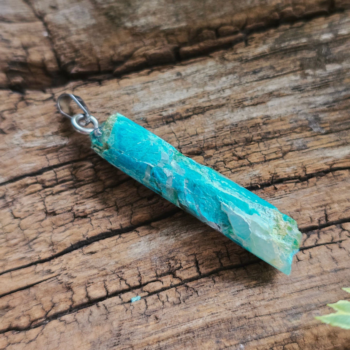 Pendentif Totem en Chrysocolle - n°1