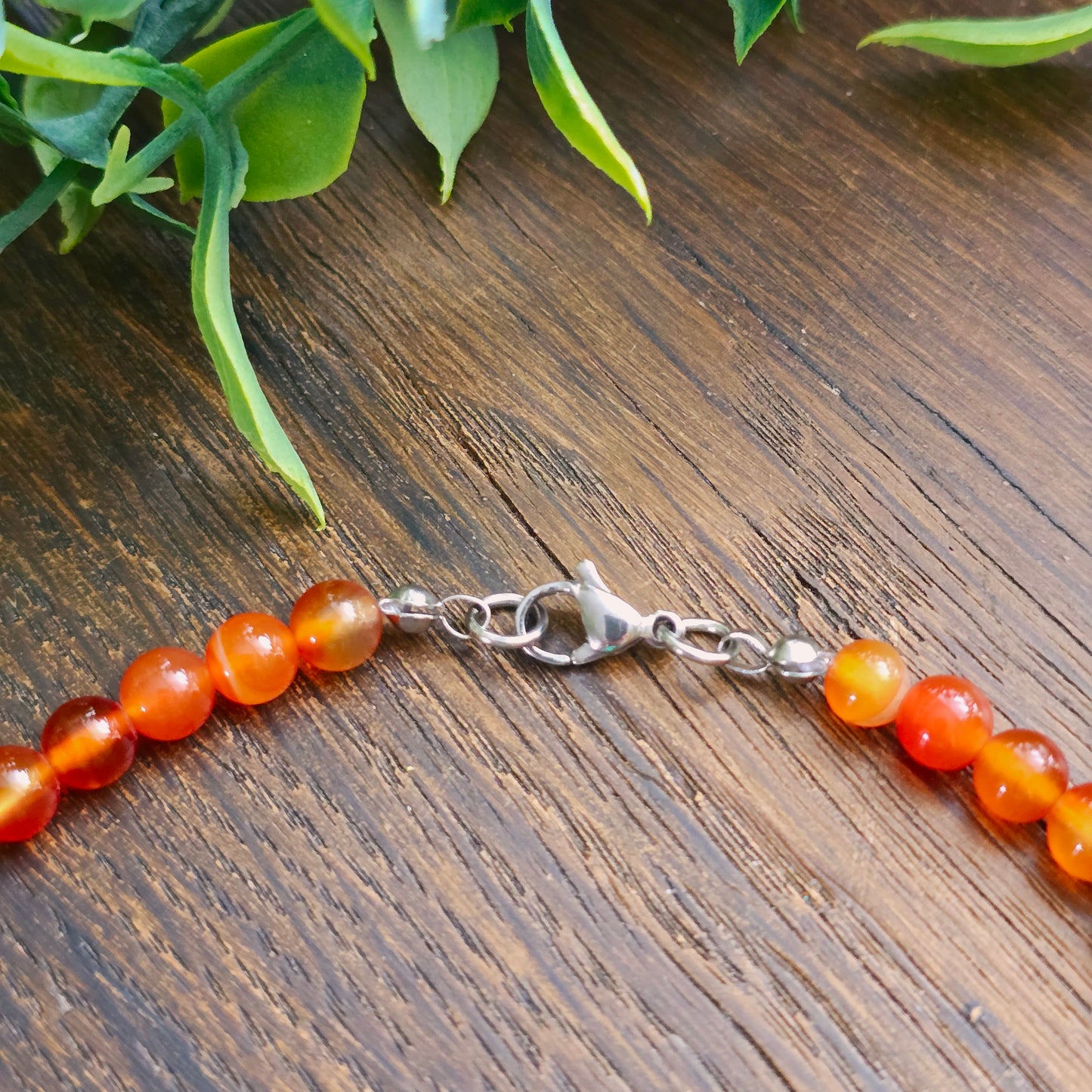 Collier en Cornaline