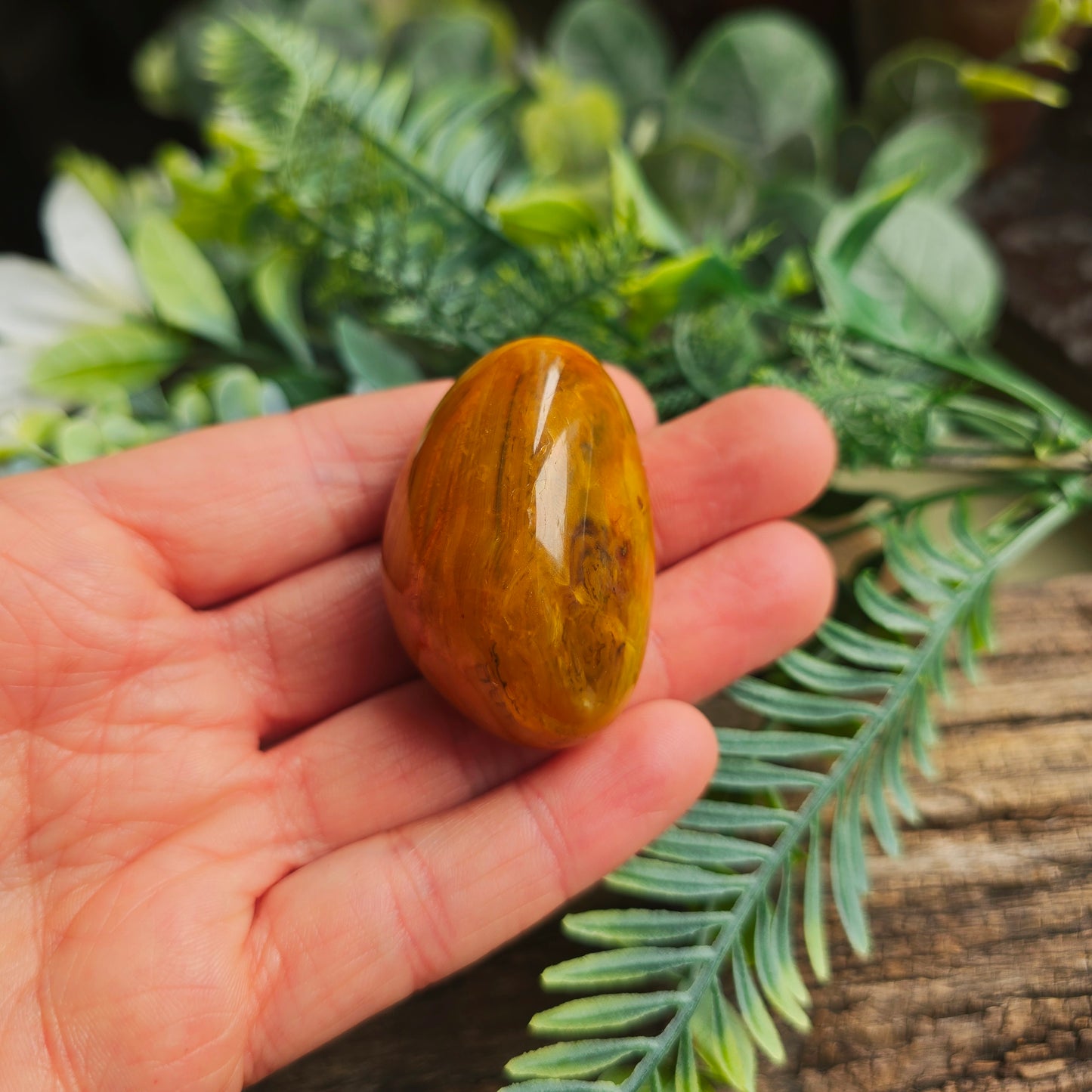 Galet en Agate orange - n°2