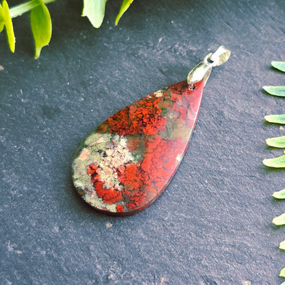 Pendentif en Agate mousse - n°1