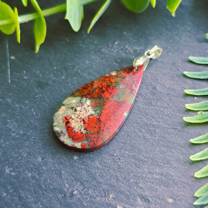 Pendentif en Agate mousse - n°1