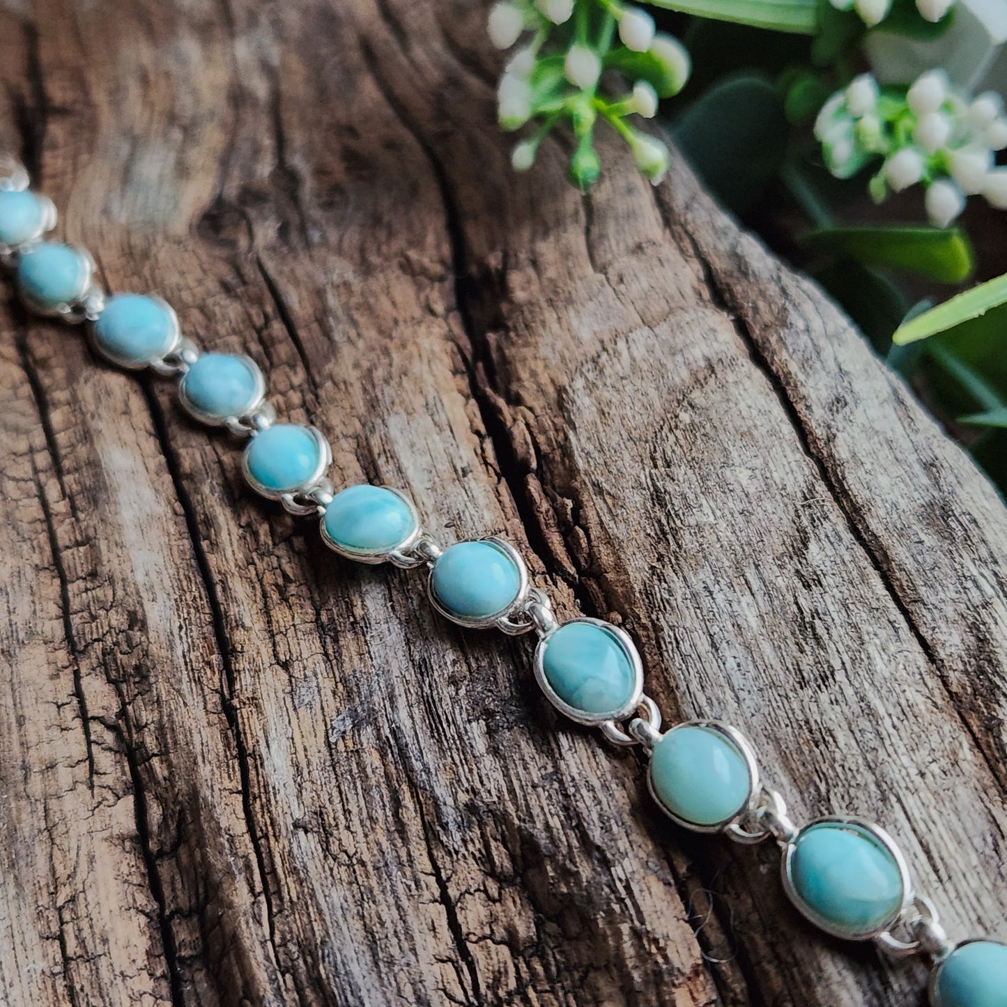 Bracelet en Larimar - Argent 925