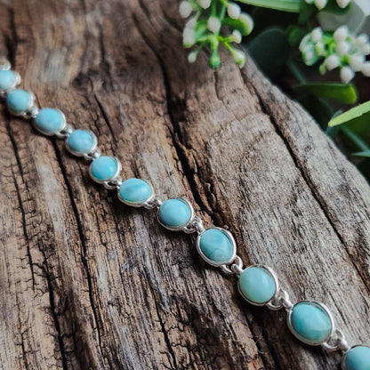 Bracelet en Larimar - Argent 925