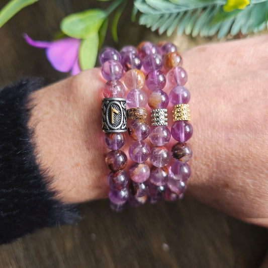 Bracelet en Super seven - 8mm