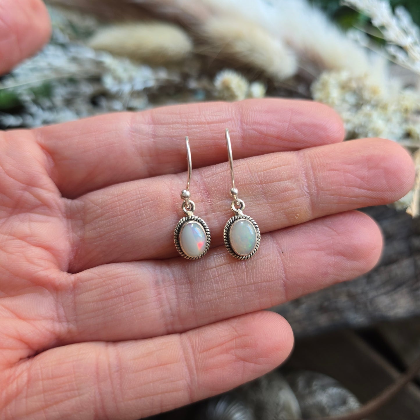 Boucles d'oreilles en Opale - n°1 - Argent 925