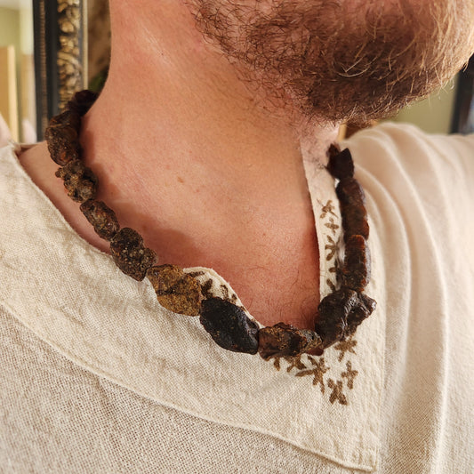 Collier en Ambre brut - n°3