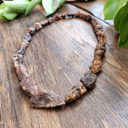 Collier en Ambre brut - n°3