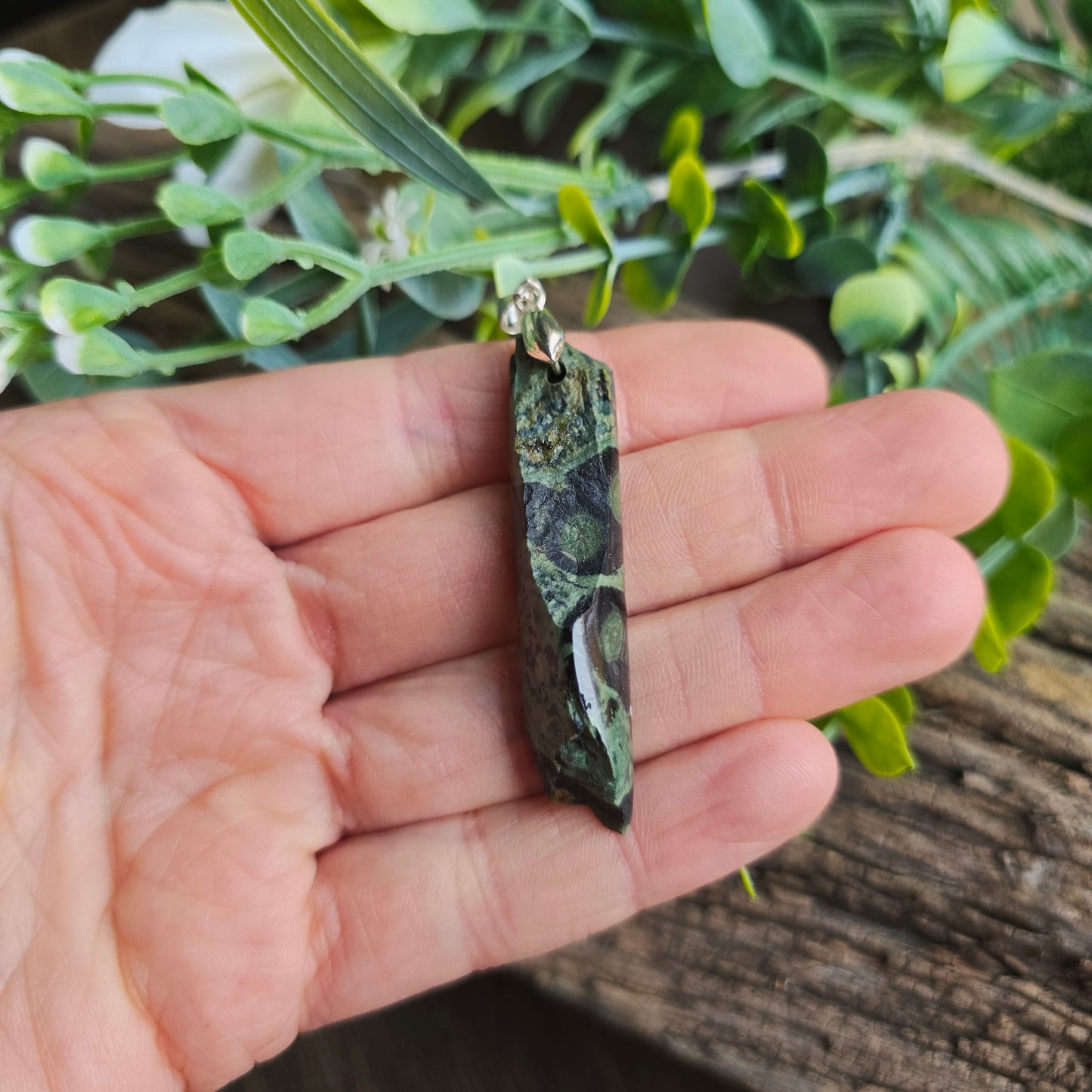 Pendentif en Jaspe kambaba - n°1