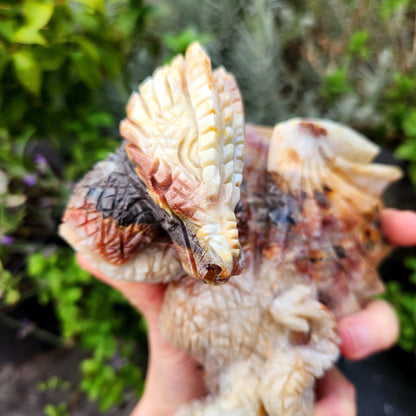 Sculpture de Dragon en Jaspe - n°2