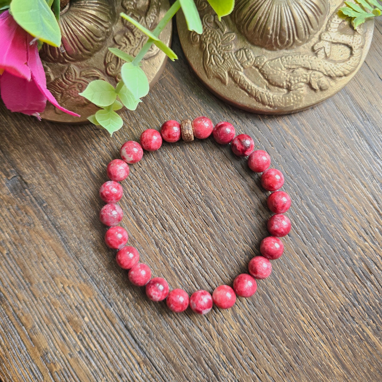 Bracelet en Thulite - 8mm