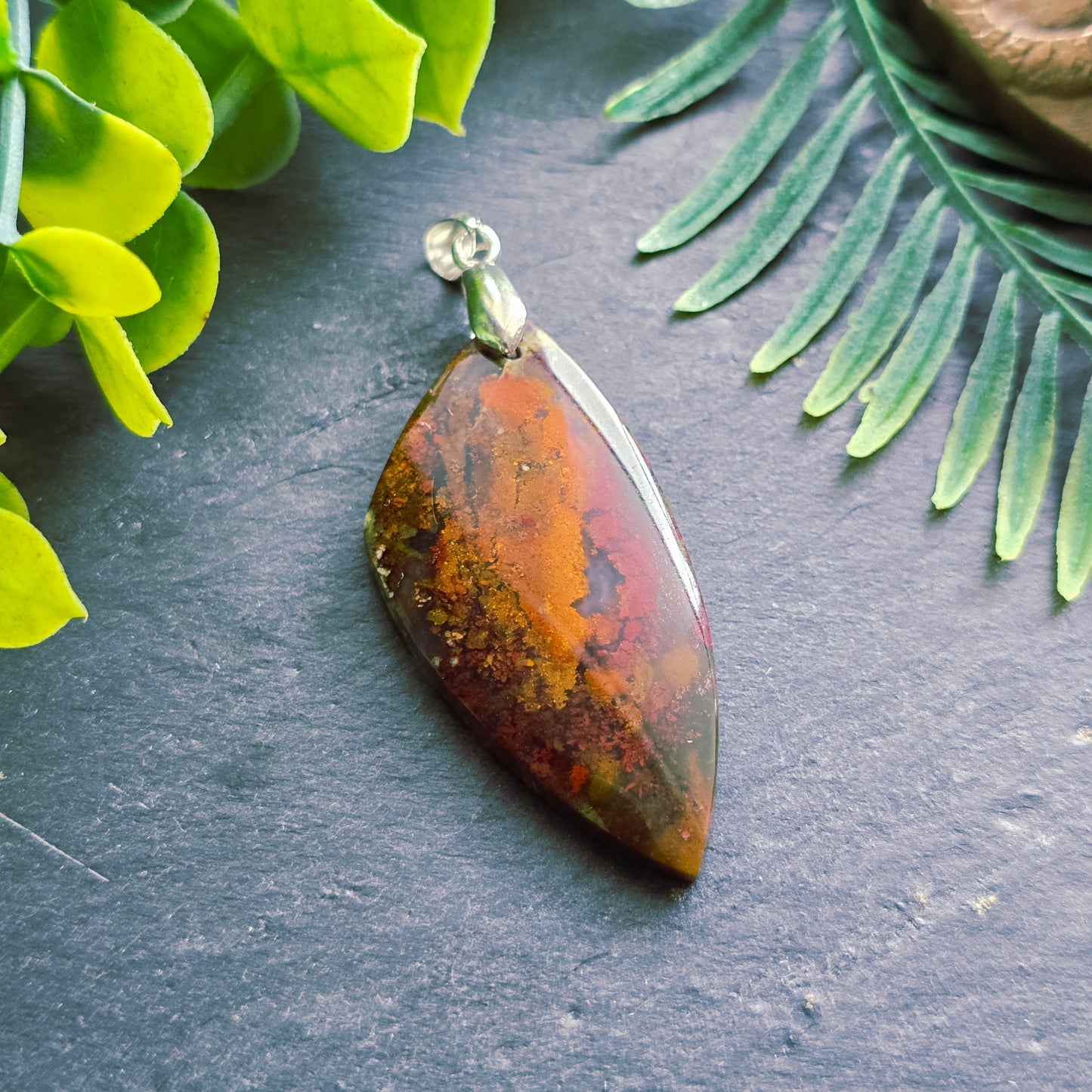 Pendentif en Agate mousse - n°4