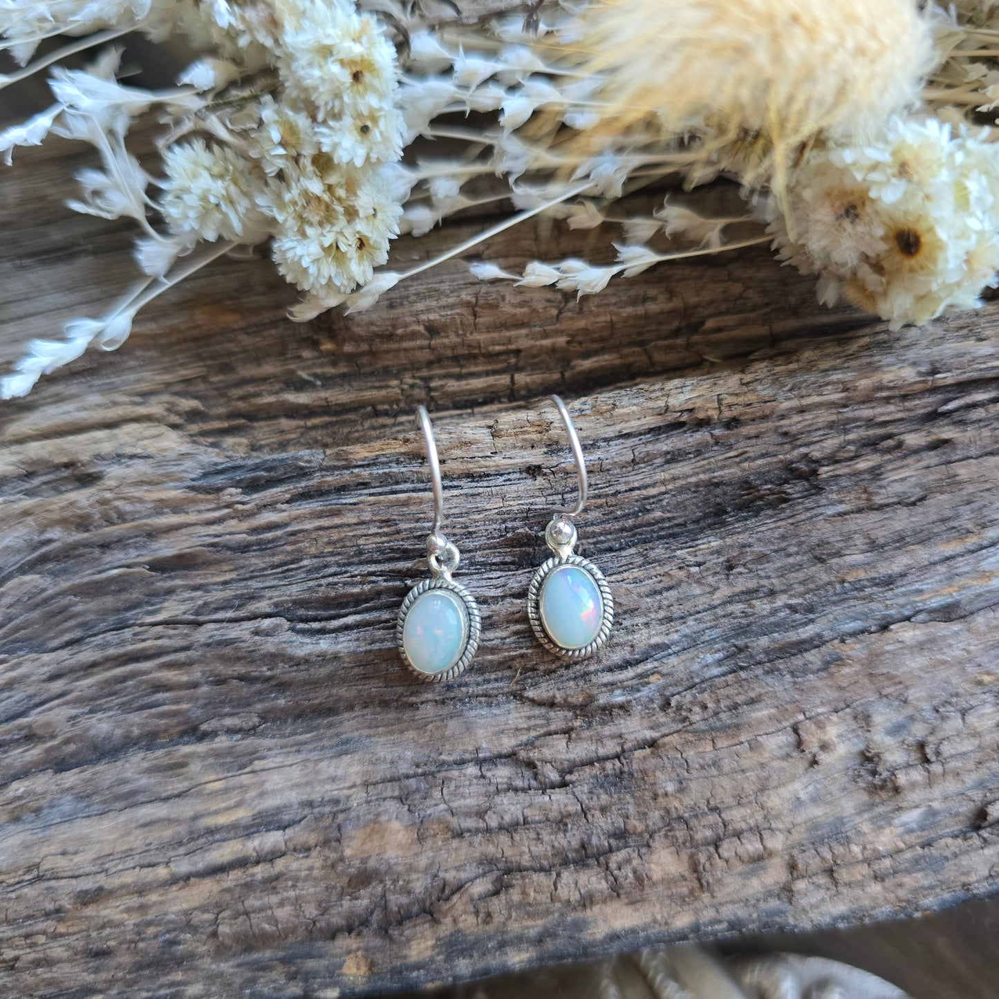 Boucles d'oreilles en Opale - n°1 - Argent 925