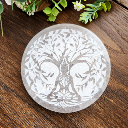 Plaque Arbre de vie & Bouddha