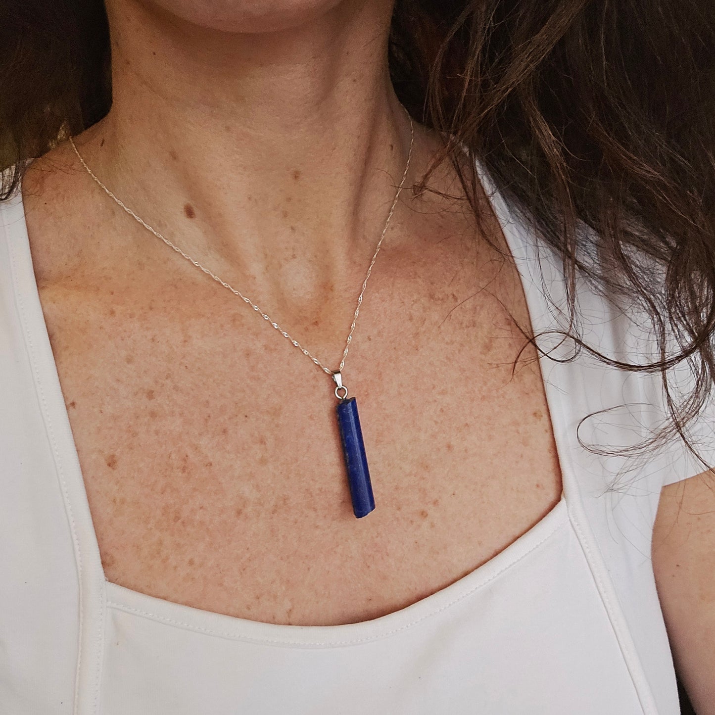 Pendentif Totem en Lapis lazuli - n°2