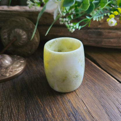Tasse en Jade "couleur citron"