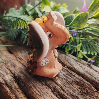 Eléphant en Ambre