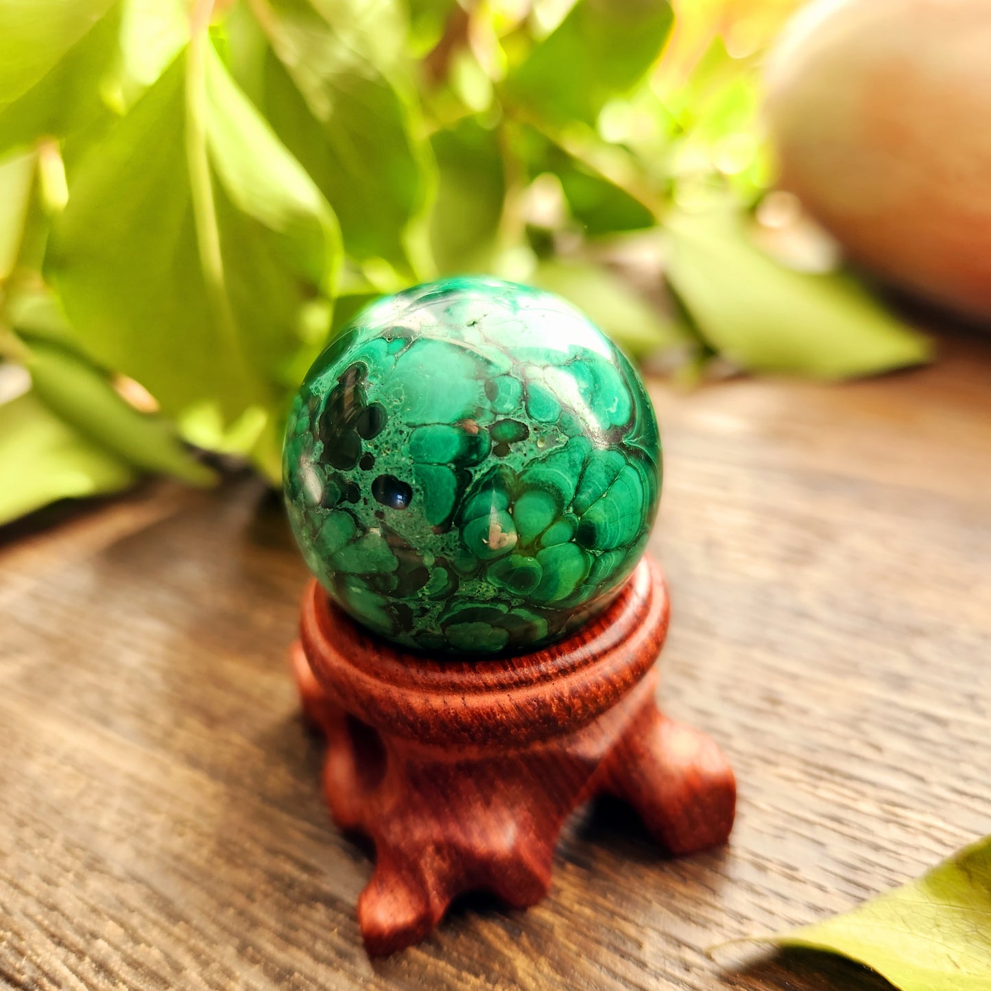 Sphère en Malachite - n°3