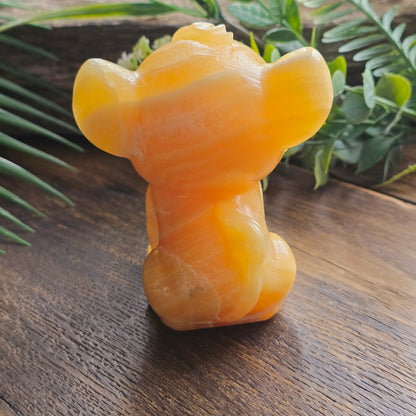 Simba en Calcite orange - 9cm
