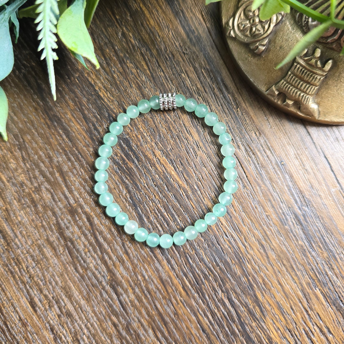 Bracelet enfant en Aventurine verte - 4mm
