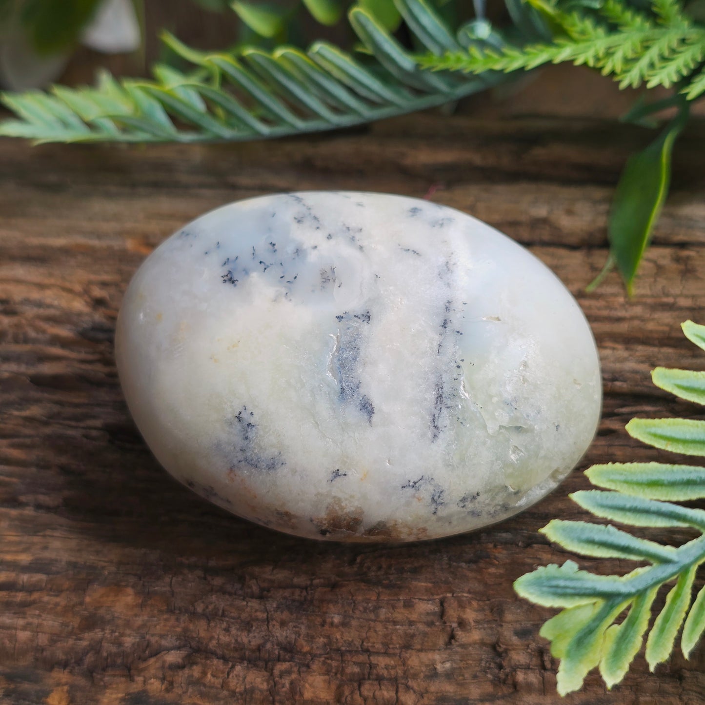 Galet en Agate Dendritique violette - n°2