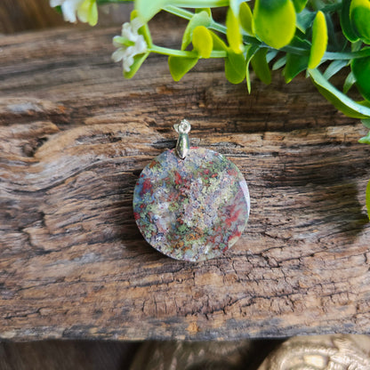 Pendentif en Agate mousse - n°1