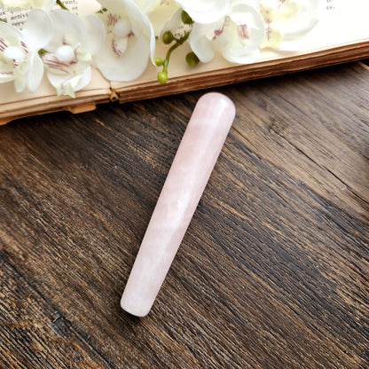 Bâton de massage en Quartz rose