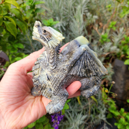 Sculpture de Dragon en Jaspe - n°4