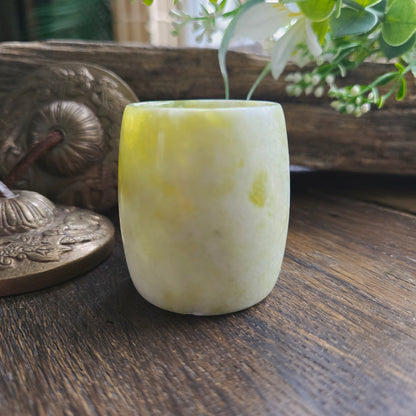 Tasse en Jade "couleur citron"