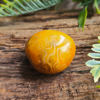 Galet en Agate orange - n°1