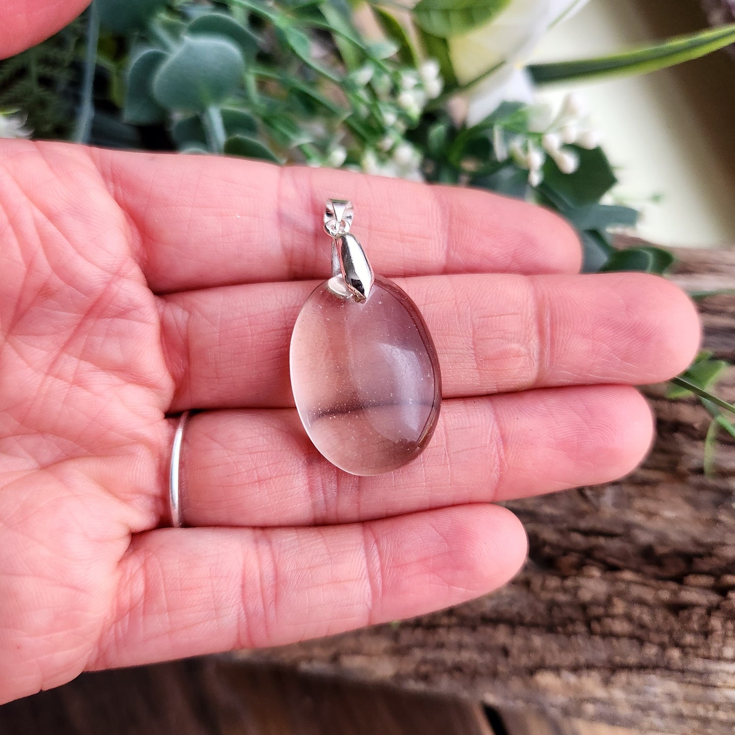 Pendentif en Quartz blanc - n°2