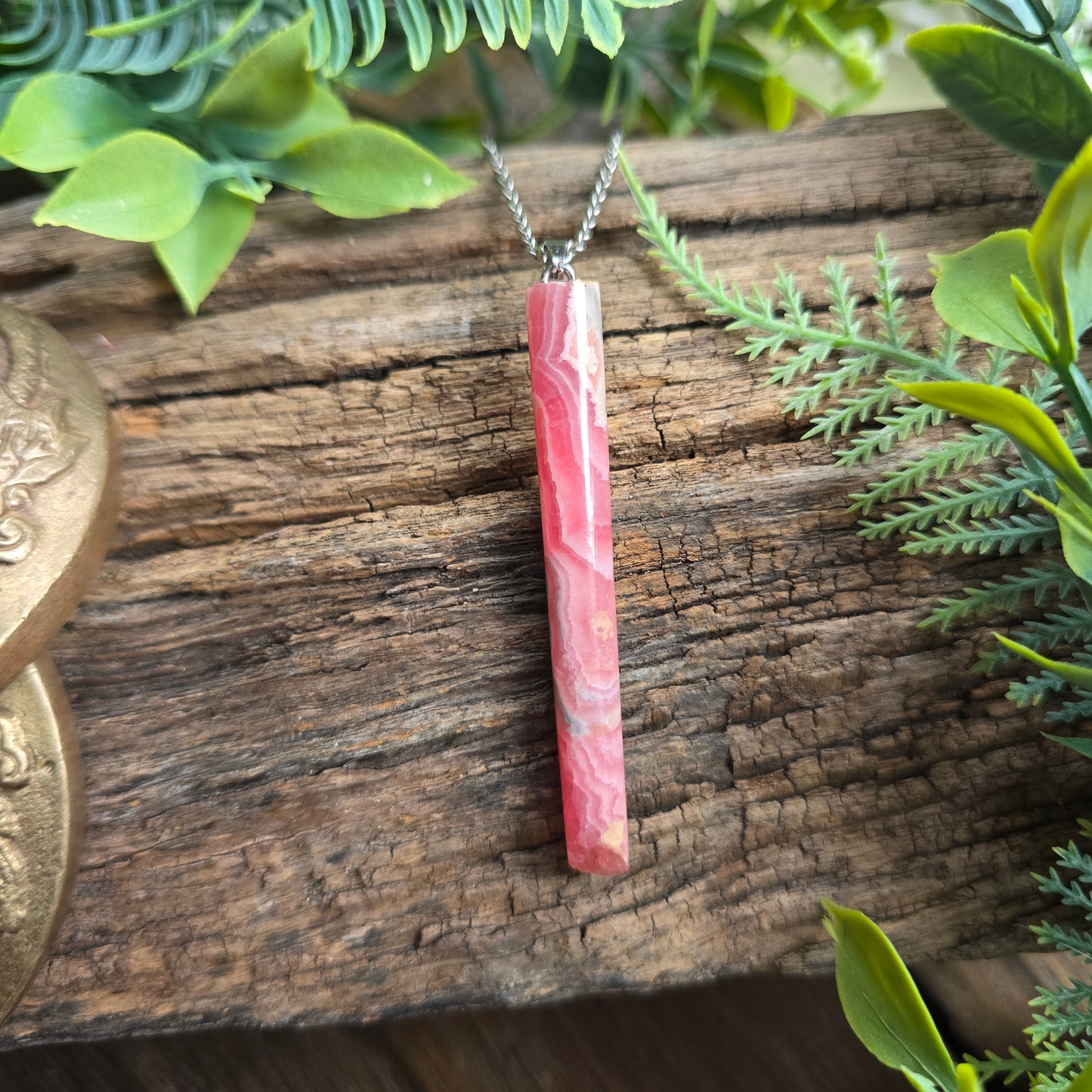 Pendentif Totem en Rhodocrosite - n°2