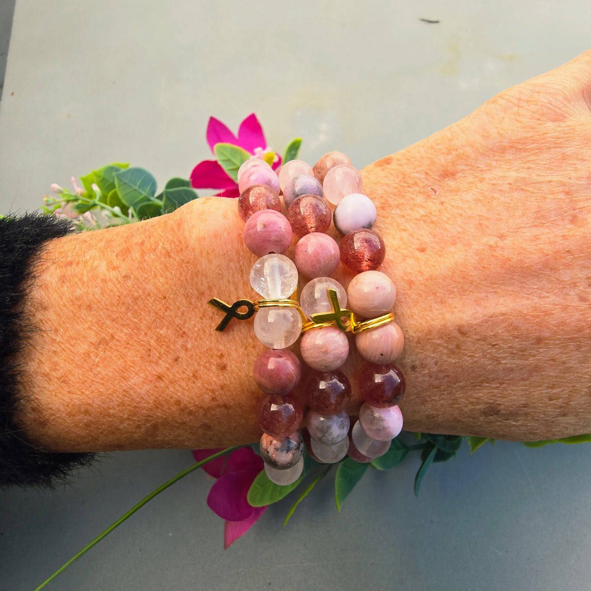 🎀 Bracelet Octobre Rose