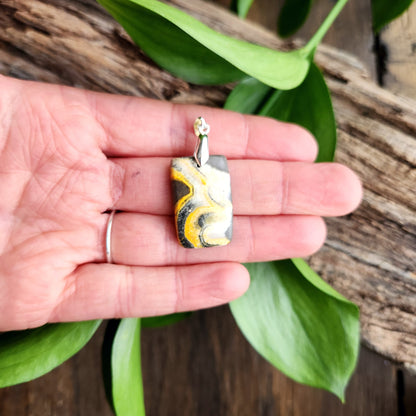 Pendentif en Jaspe bourdon - n°1