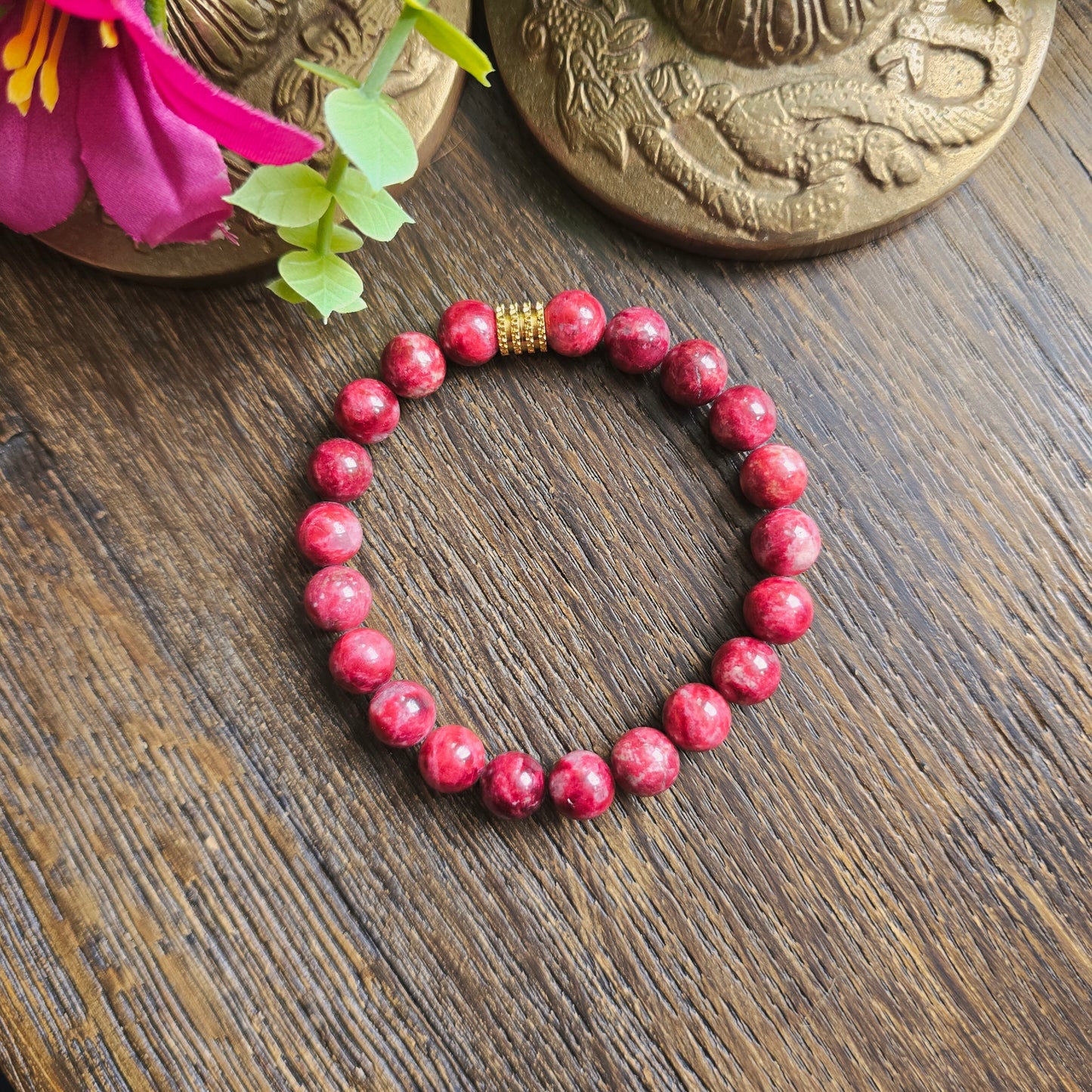 Bracelet en Thulite - 8mm