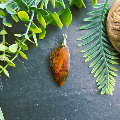Pendentif en Agate mousse - n°4