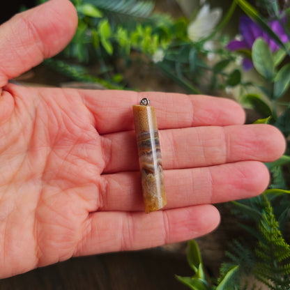 Pendentif Totem en Agate - n°1