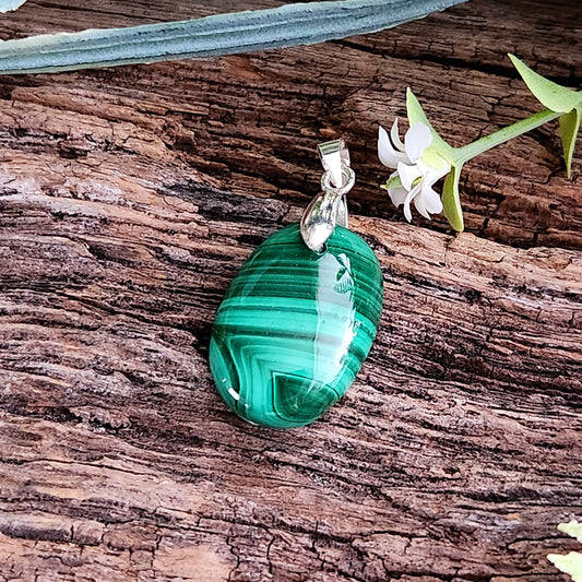 Pendentif en Malachite - n°13