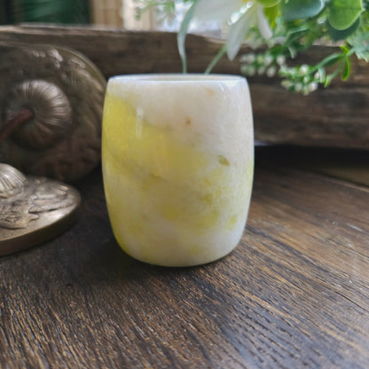Tasse en Jade "couleur citron"