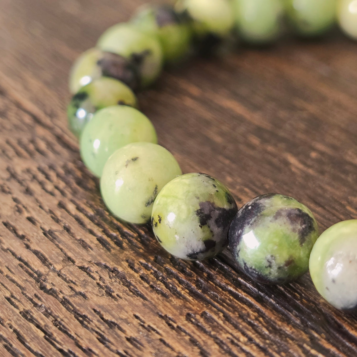 Bracelet en Chrysoprase - 8mm