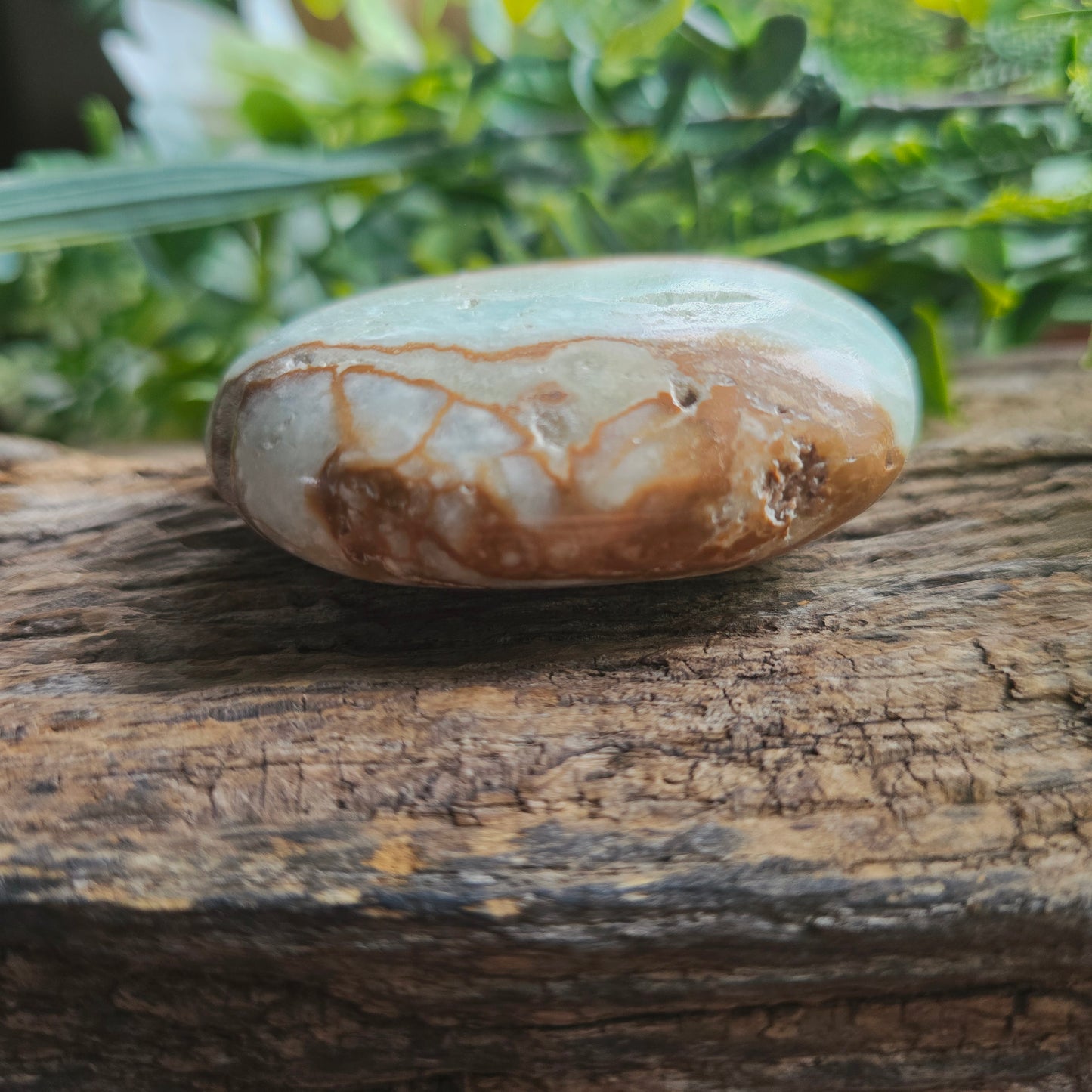 Galet en Aragonite bleue - n°3