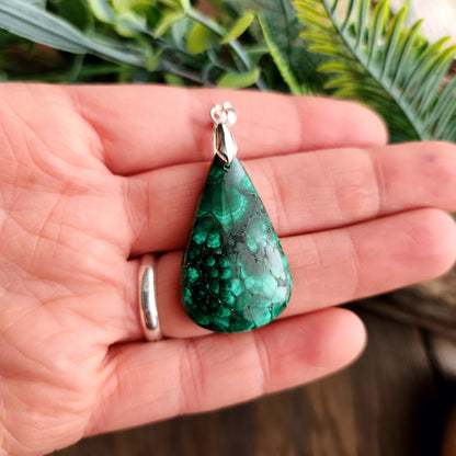 Pendentif en Malachite - n°4