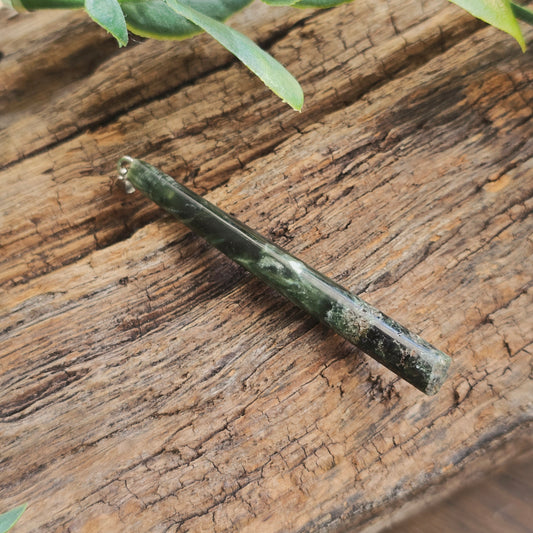 Pendentif Totem en Séraphinite - n°1