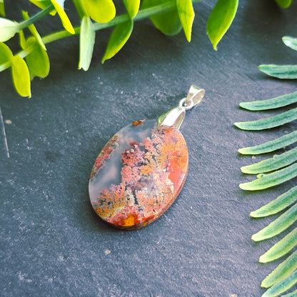 Pendentif en Agate mousse - n°7