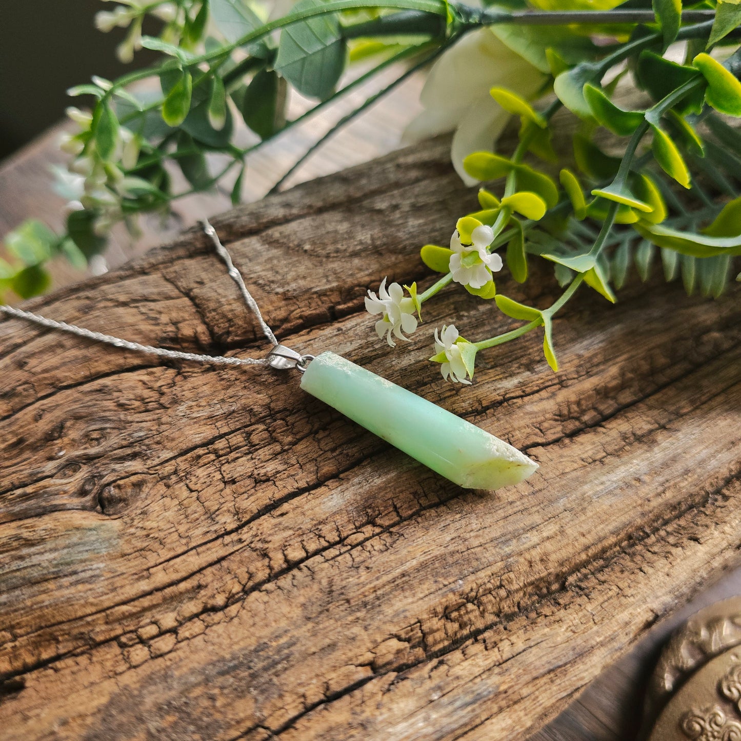Pendentif Totem en Chrysoprase - n°2