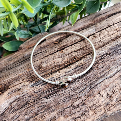 Jonc en Œil de tigre - Argent 925