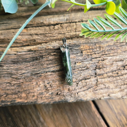 Pendentif Totem en Séraphinite - n°4