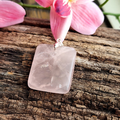 Pendentif en Quartz Rose - n°2
