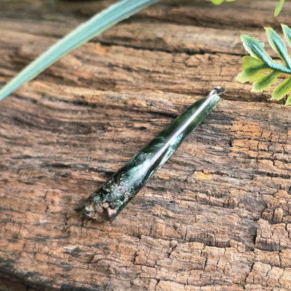 Pendentif Totem en Séraphinite - n°5