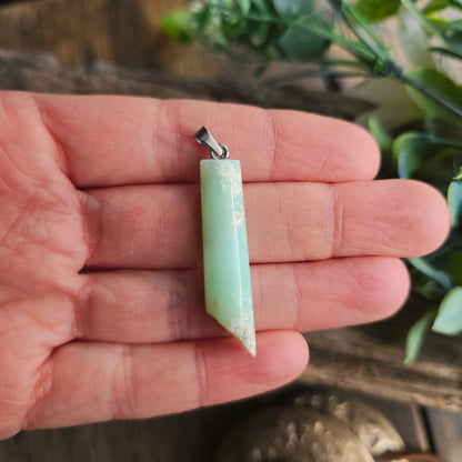 Pendentif Totem en Chrysoprase - n°2