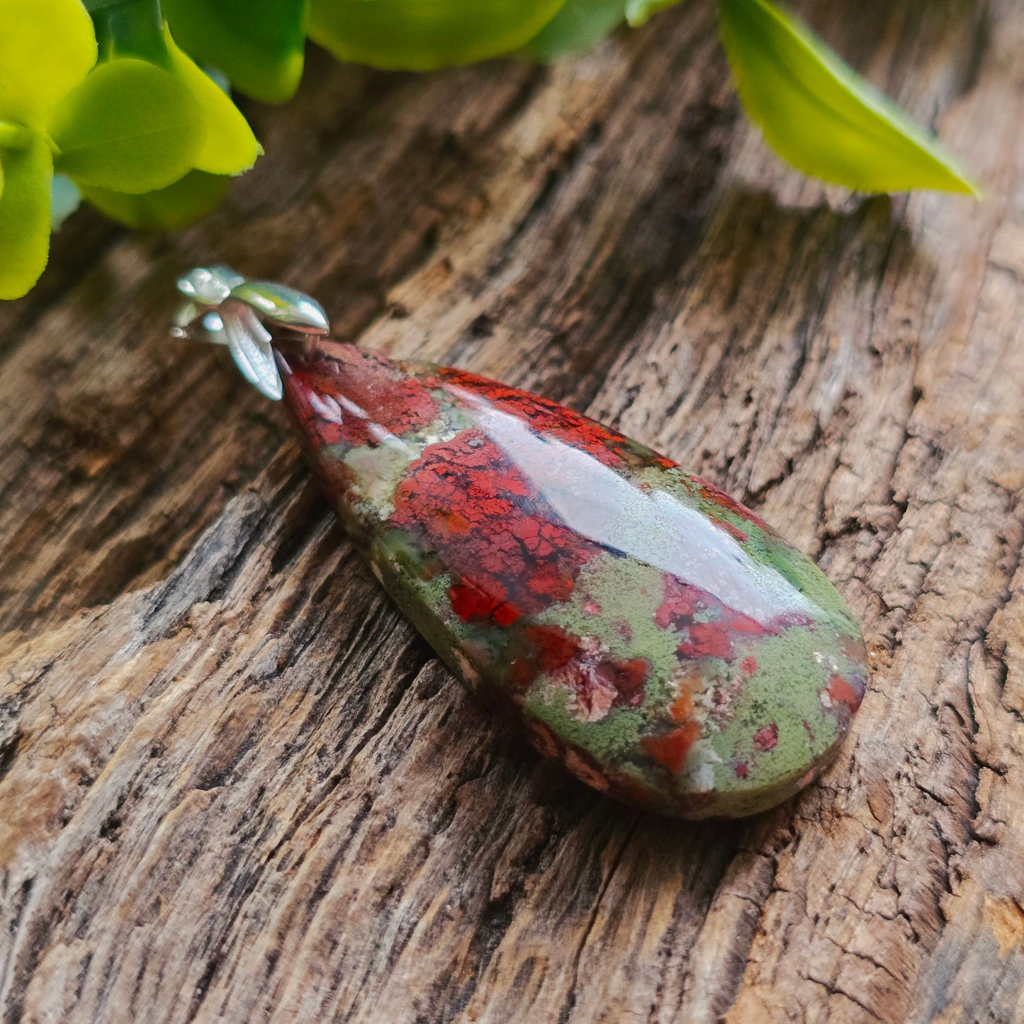 Pendentif en Agate mousse - n°2